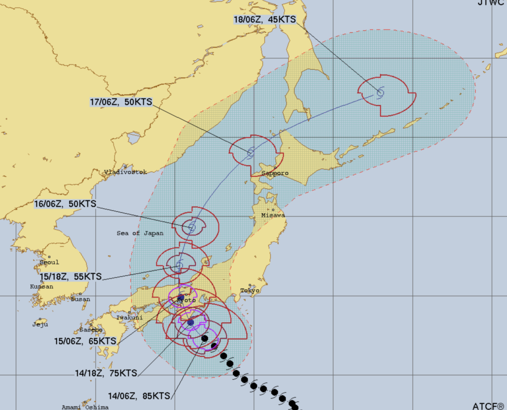 米軍(JTWC)